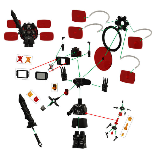 Skibidi Toilet LEGO Watchman of Doom