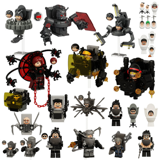 All 25 Skibidi Toilet & Astro Toilet Figures