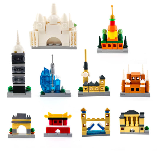 Mini Architecture | All 10 set World Landmarks Bricks 300PIC