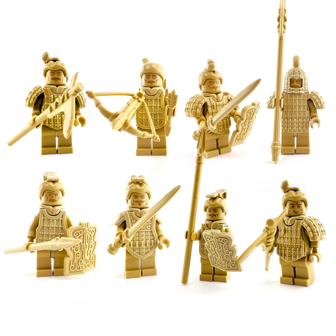 Guerriers en terre cuite | Les 8 guerriers en terre cuite