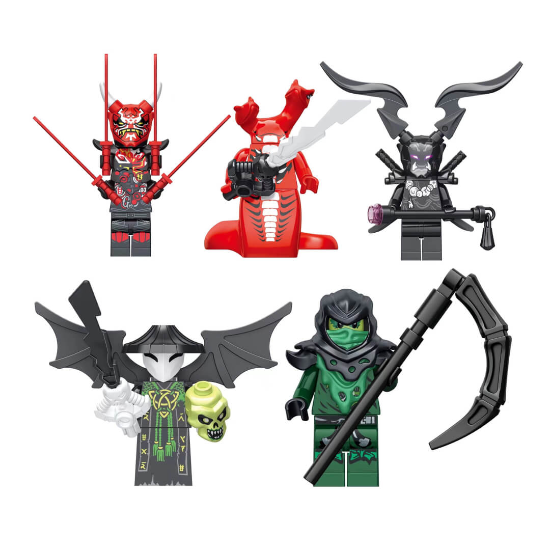 Ninjago | XL0001-5 Minifigures Set