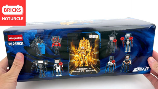 Skibidi Toilet Articulated Brick Figure Unboxing & Review