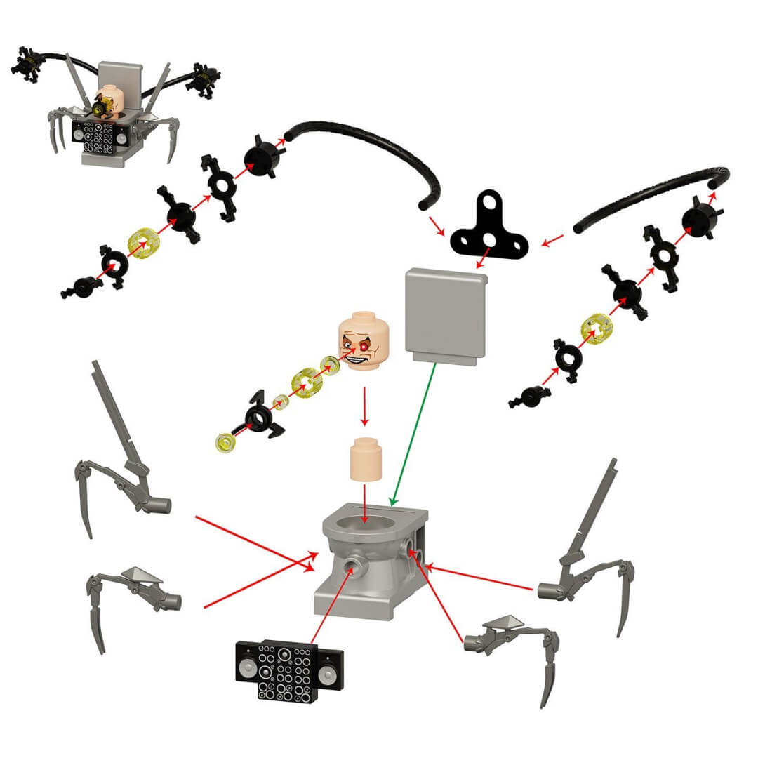 Chief Scientist Skibidi Toilet Mech 2.0