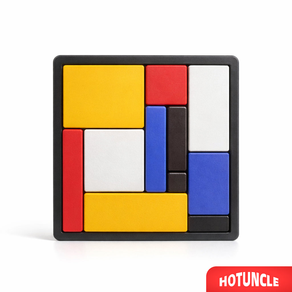 88 Challenges IQ Puzzle Game – Brain Teaser Block Puzzle for Kids & Adults, Montessori Logic Toy