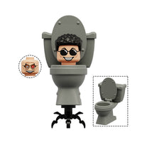 Grey Spider Toilet Man