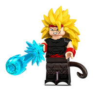 Dragon Ball Bardock Xeno brick minifigure on white background