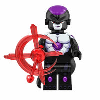 Dragon Ball Black Golden Frieza brick minifigure on white background