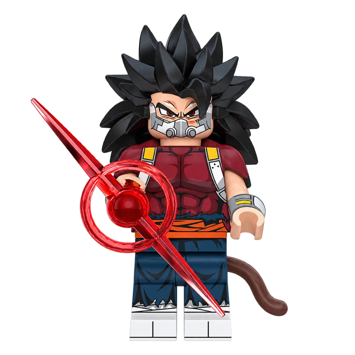 Dragon Ball Cumber brick minifigure on white background