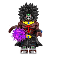 Dragon Ball Dark Broly Super Saiyan 4 brick minifigure on white background