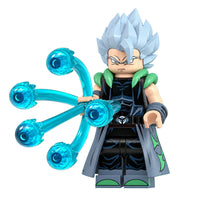 Dragon Ball Gogeta Xeno brick minifigure on white background