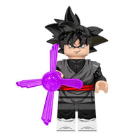 Dragon Ball Goku Black brick minifigure on white background