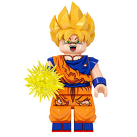 Dragon Ball Goku brick minifigure on white background