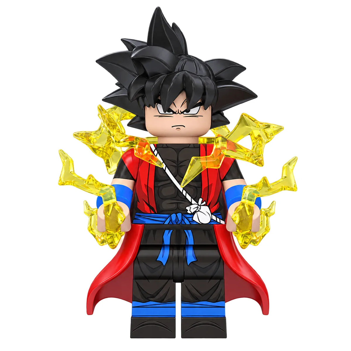 Dragon Ball Goku brick minifigure on white background