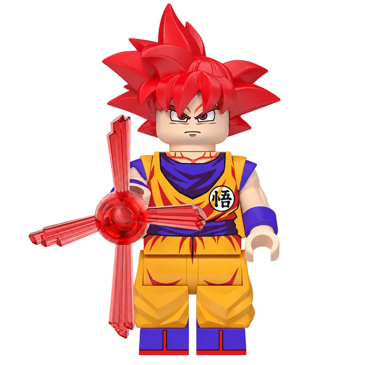 Dragon Ball Goku brick minifigure on white background