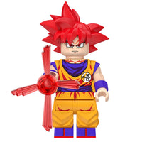 Dragon Ball Goku brick minifigure on white background