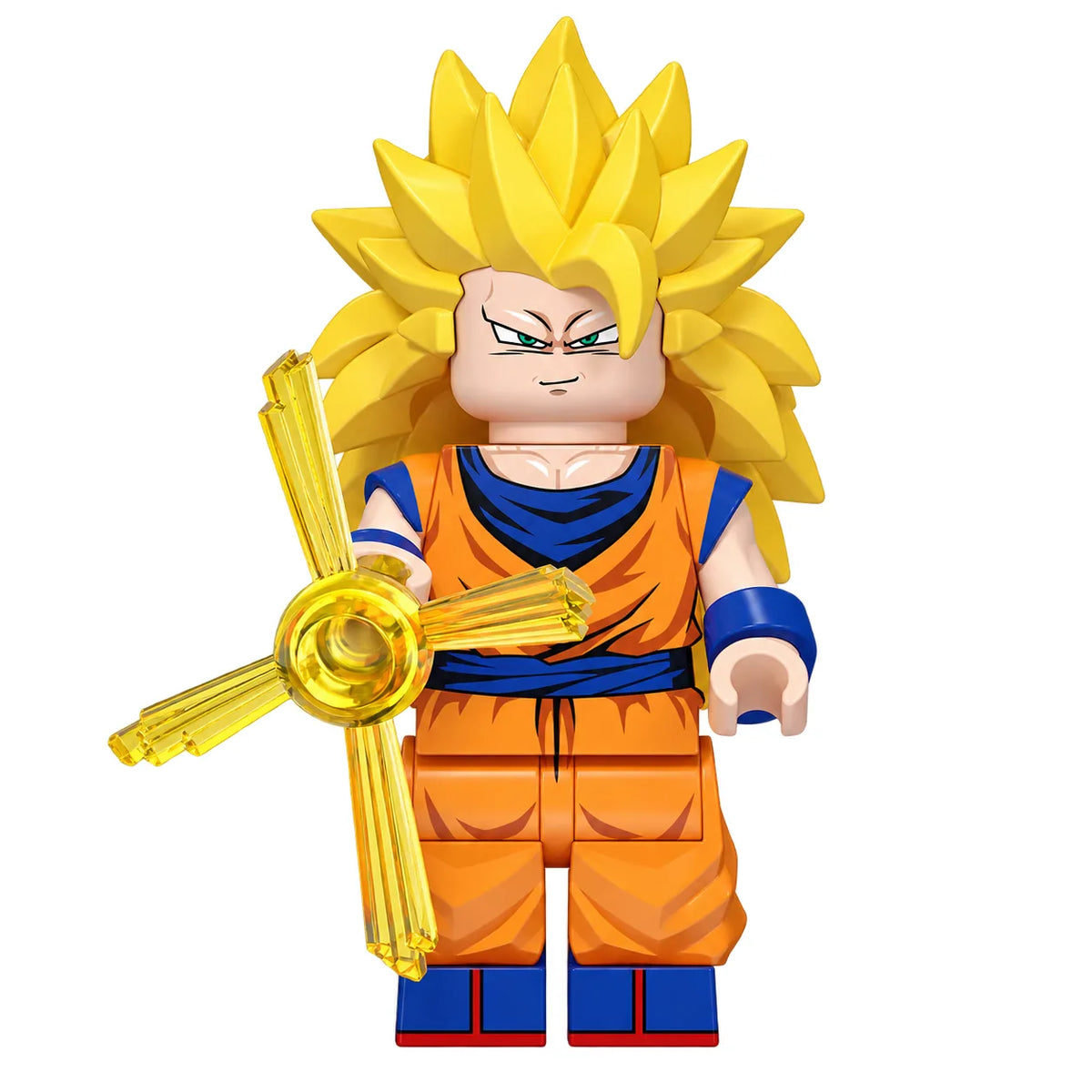 Dragon Ball Goku brick minifigure on white background