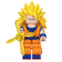 Dragon Ball Goku brick minifigure on white background