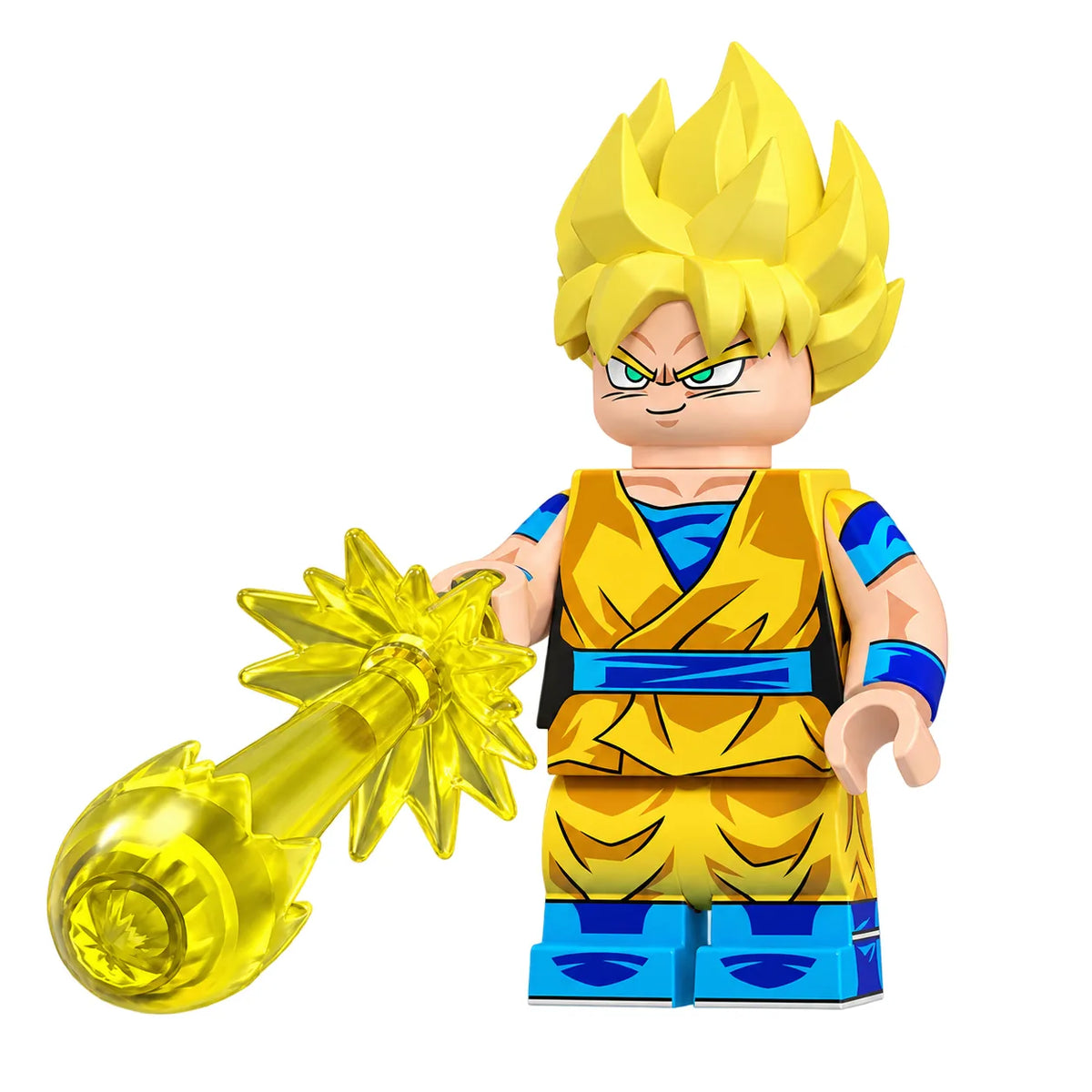 Dragon Ball Goku brick minifigure on white background