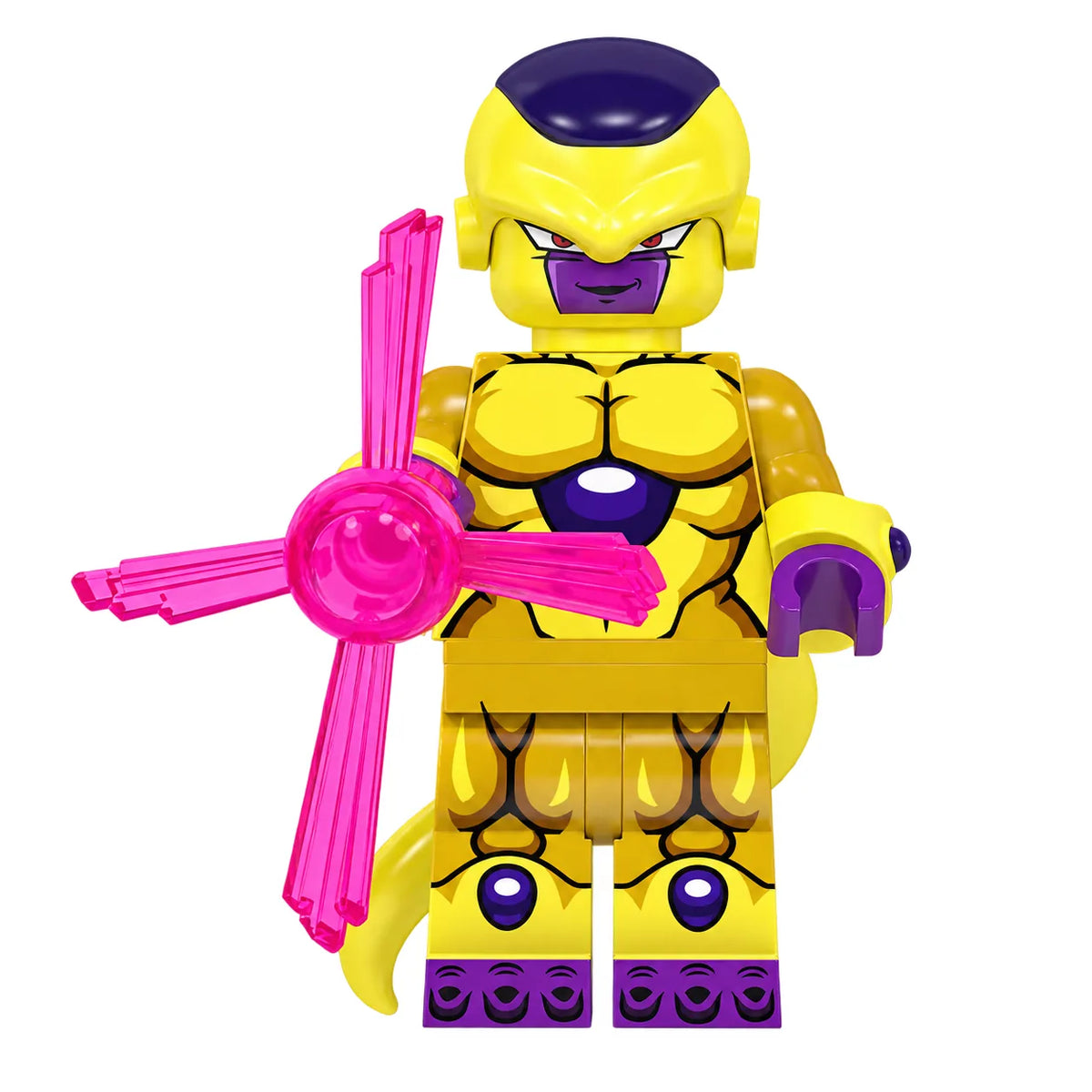 Dragon Ball Golden Frieza brick minifigure on white background