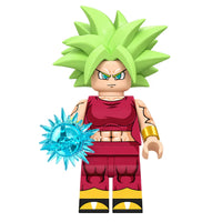Dragon Ball Kefla brick minifigure on white background