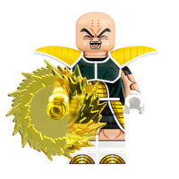 Dragon Ball Krillin brick minifigure on white background