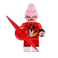 Dragon Ball Majin Buu brick minifigure on white background