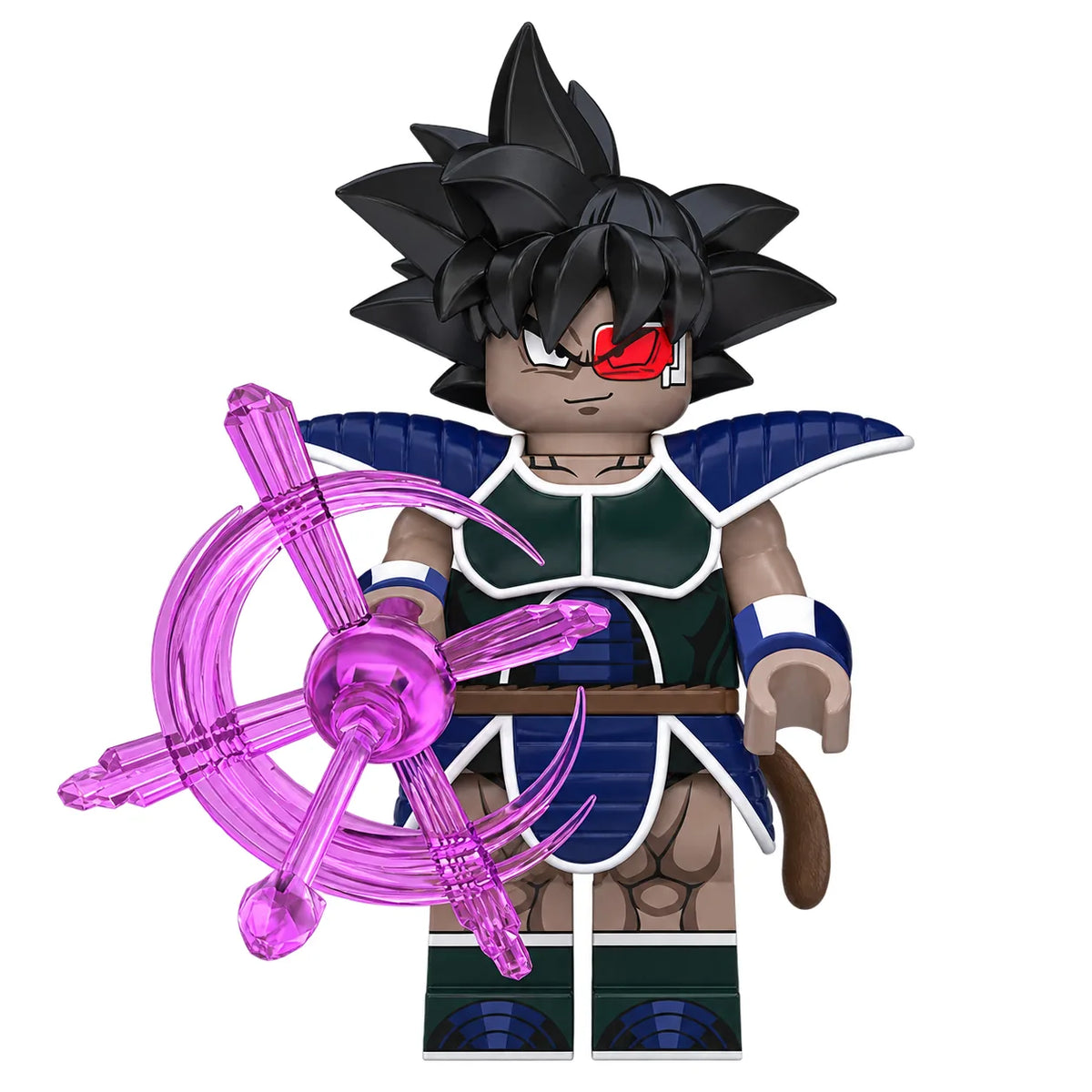 Dragon Ball Turles brick minifigure on white background