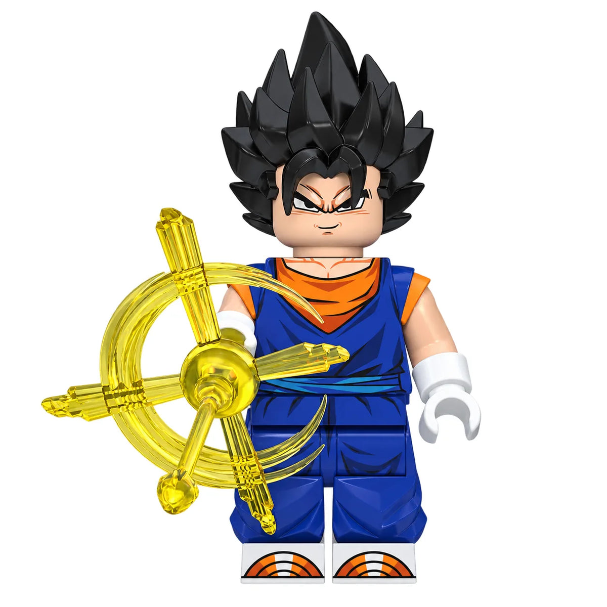 Dragon Ball Vegito brick minifigure on white background