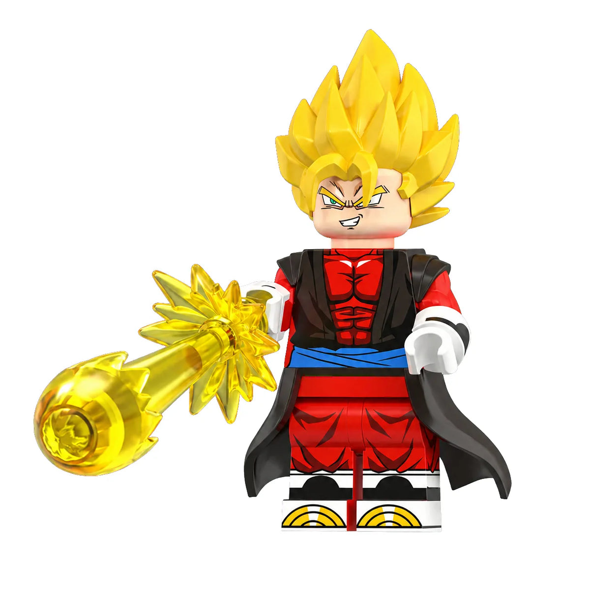 Dragon Ball Vegito Xeno brick minifigure on white background