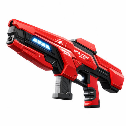 Electric Automatic Water Gun with LED Lights – Rechargeable High Power Water Blaster