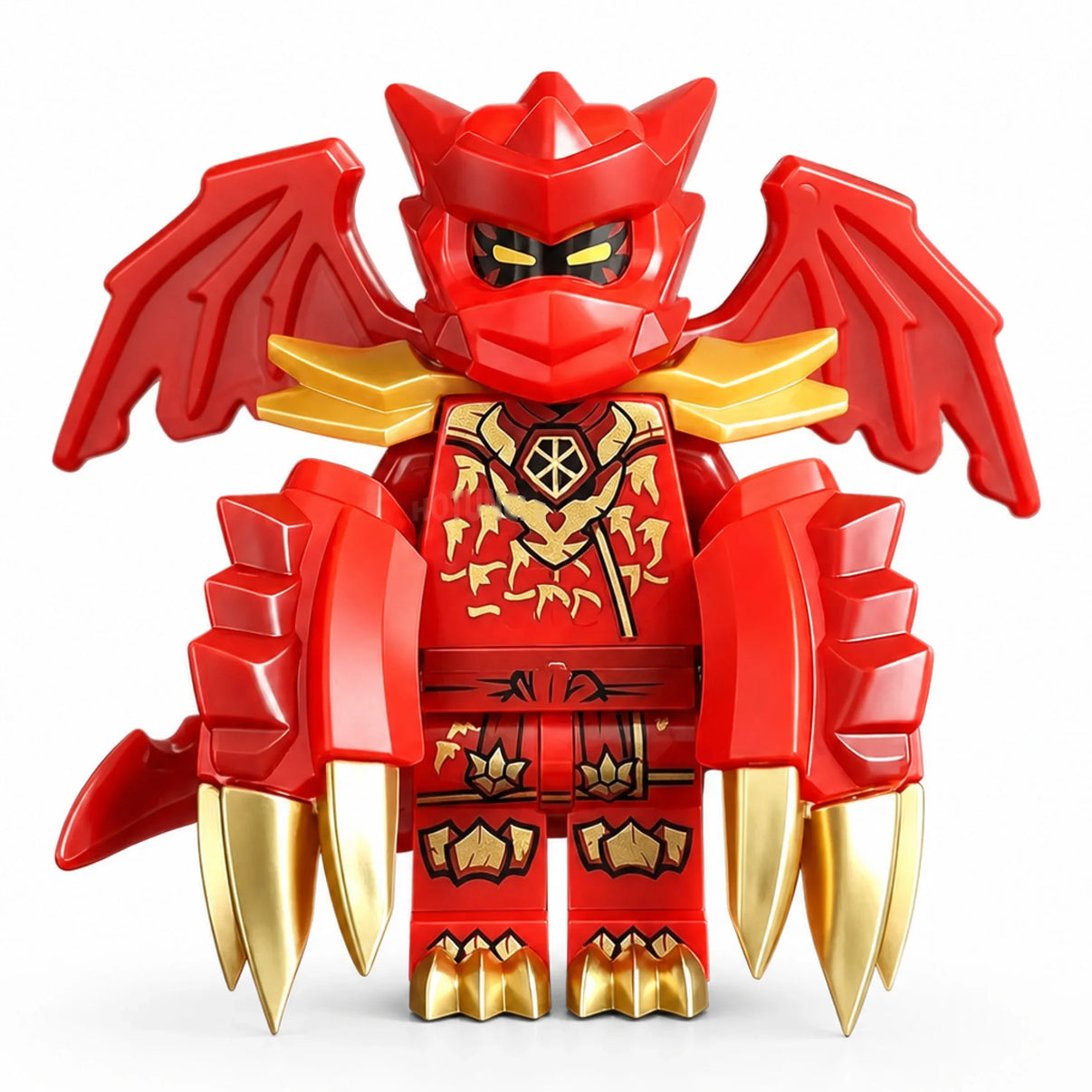 Dragon Form Kai with Large Dragon Claws Ninjago compatible brick minifigure