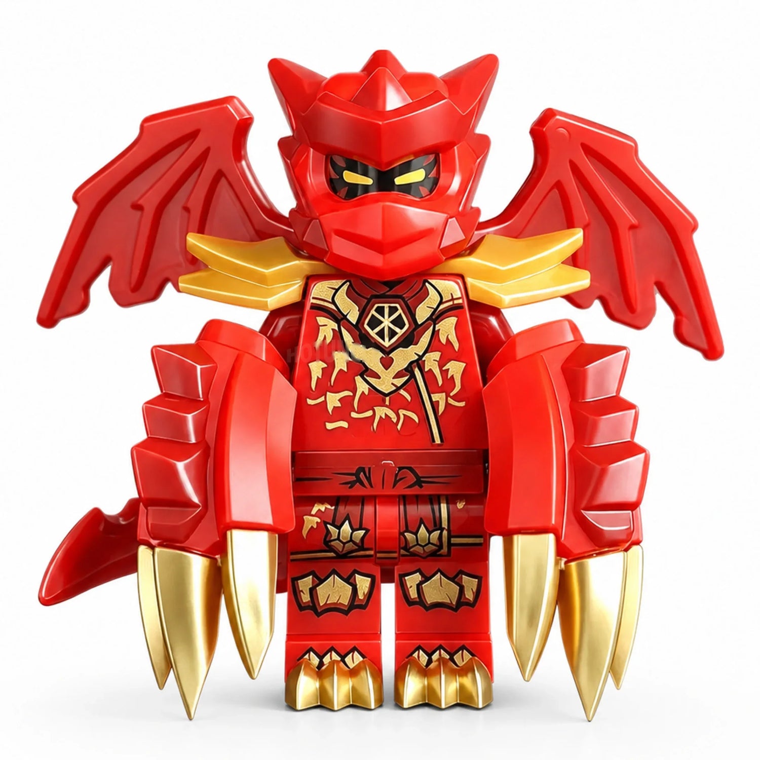 Dragon Form Kai with Large Dragon Claws Ninjago compatible brick minifigure