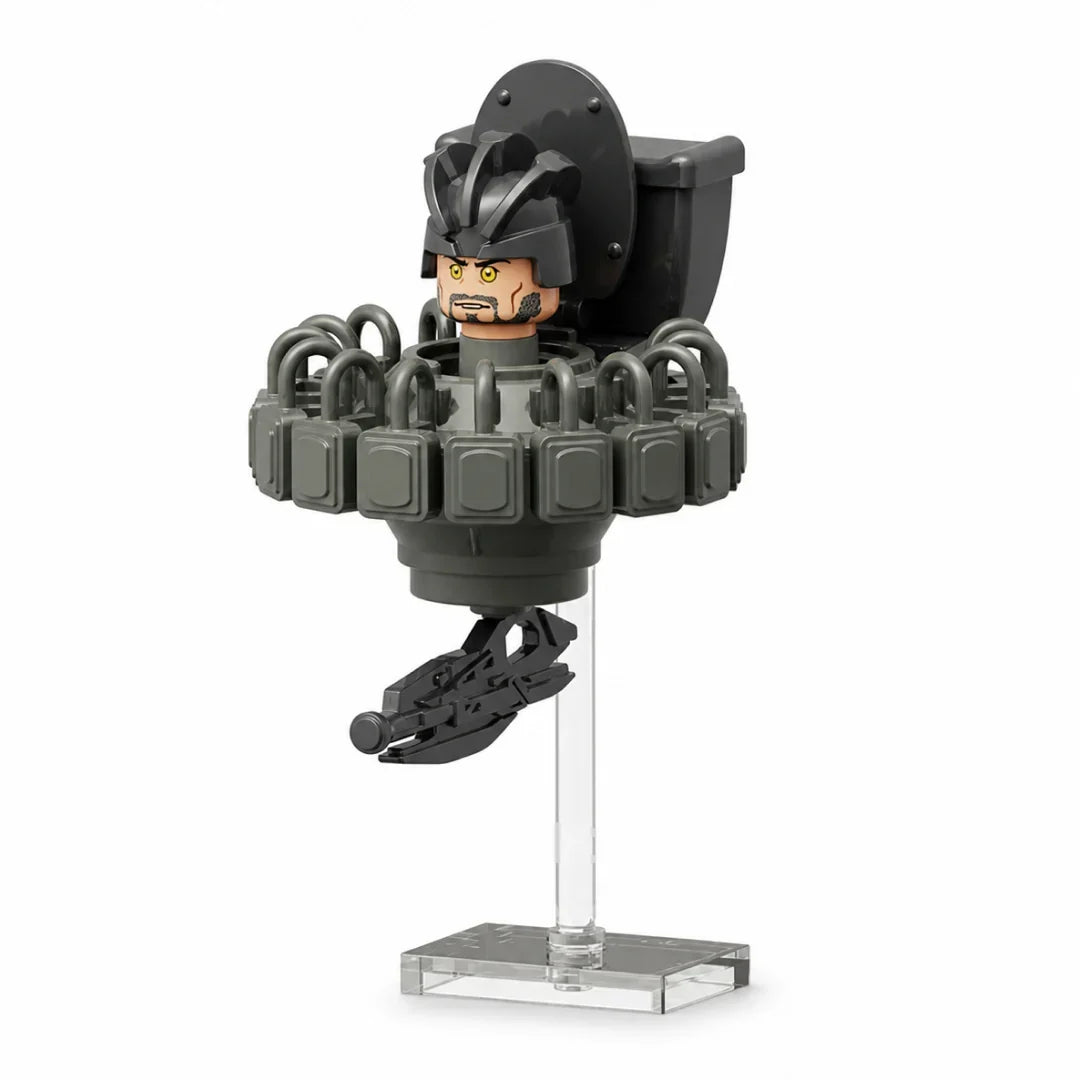 Assailant Astro Toilet Skibidi Toilet compatible brick minifigure