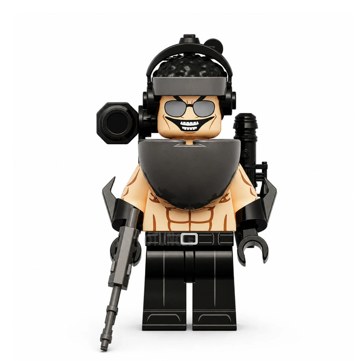 Berserker Skibidi Mutant 2.0 Skibidi Toilet compatible brick minifigure