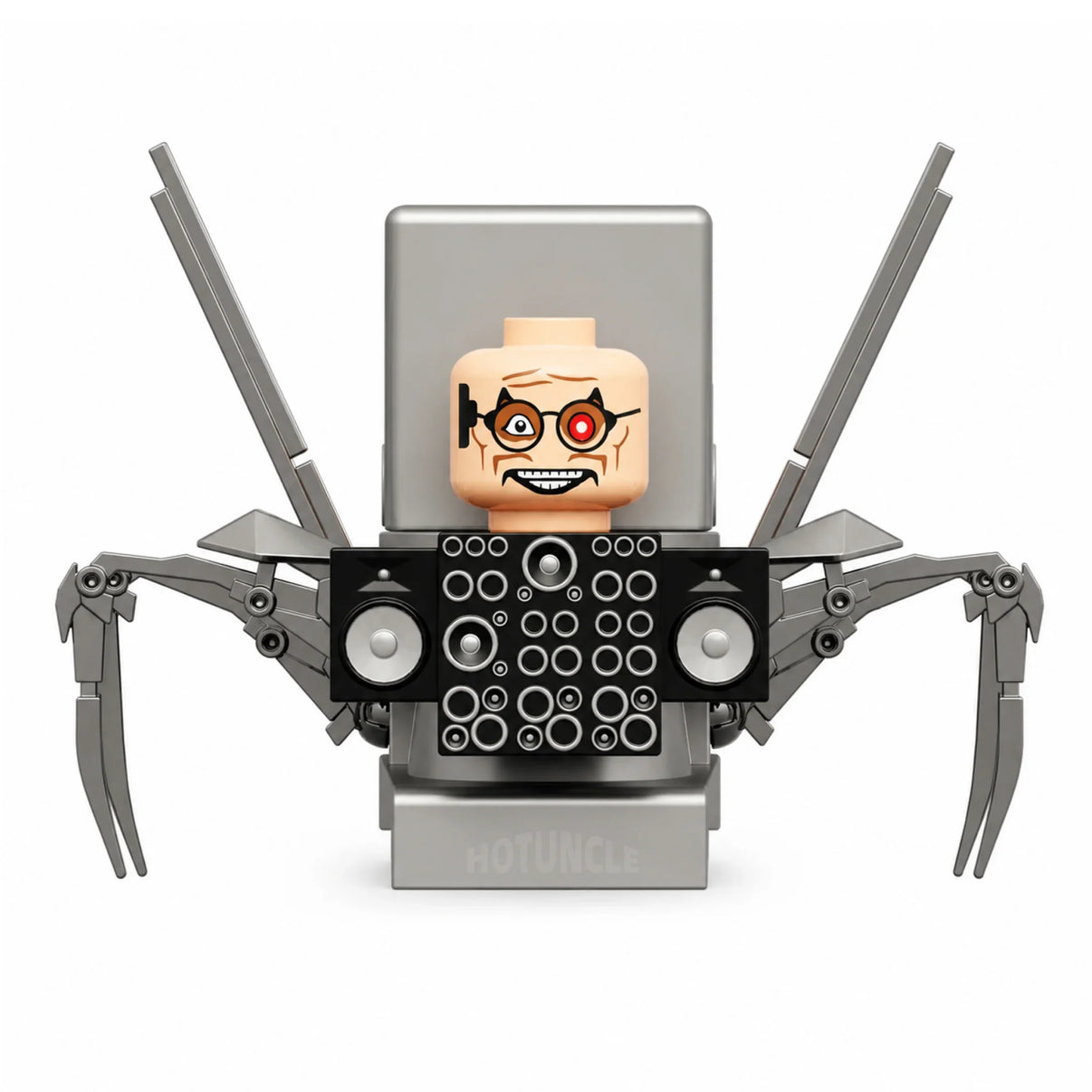 Chief Scientist Skibidi Toilet Mech Skibidi Toilet compatible brick minifigure