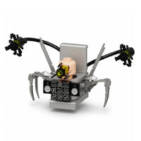 Chief Scientist Toilet Mech 2.0 Skibidi Toilet compatible brick minifigure