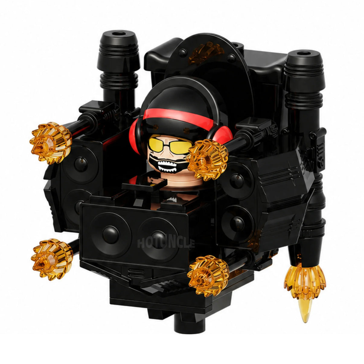 DJ Skibidi Toilet 2.0 Skibidi Toilet compatible brick minifigure