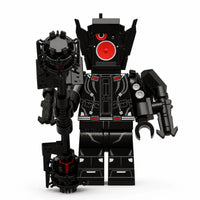 Large Speakermen 2.0 Skibidi Toilet compatible brick minifigure