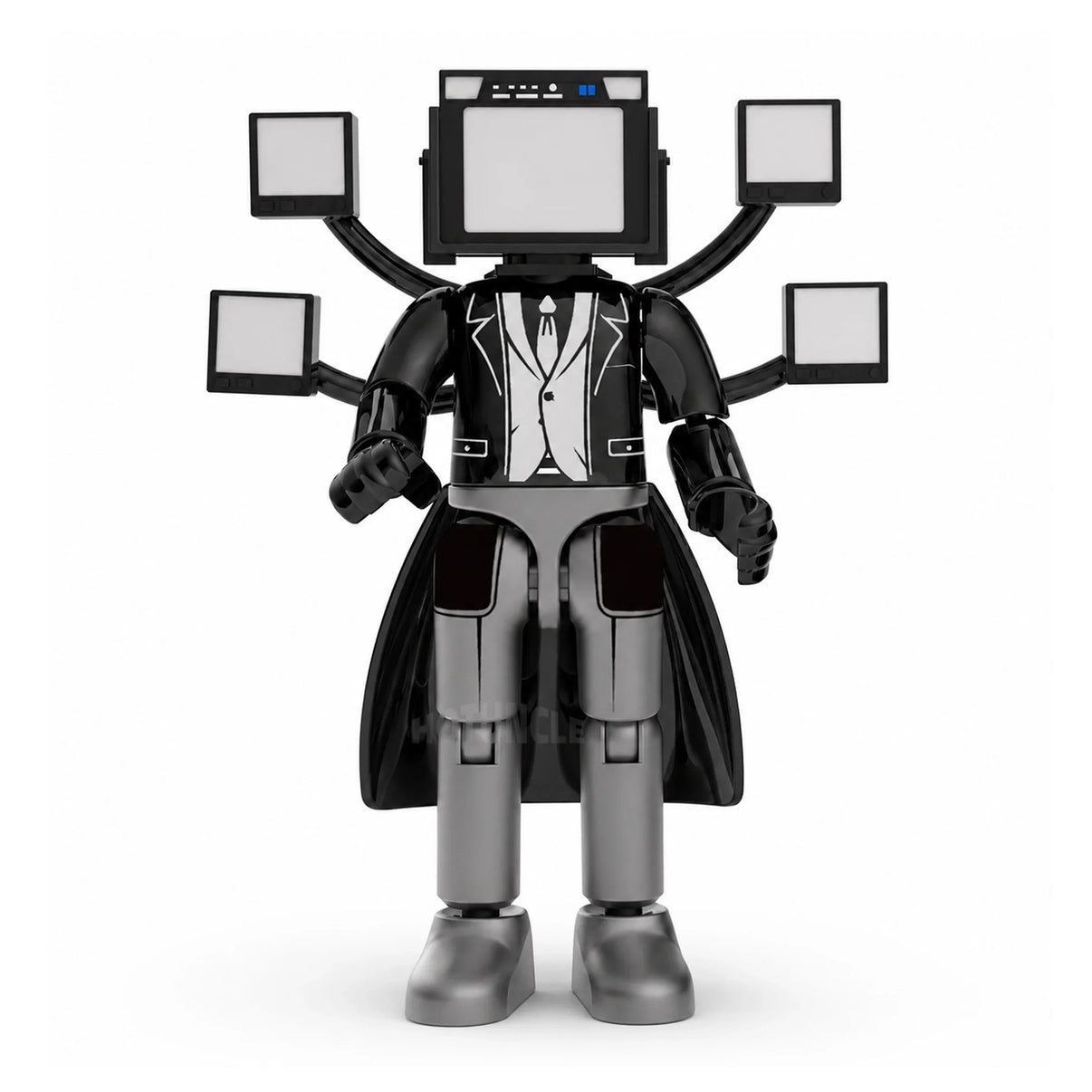 Large TV Man Skibidi Toilet compatible brick minifigure