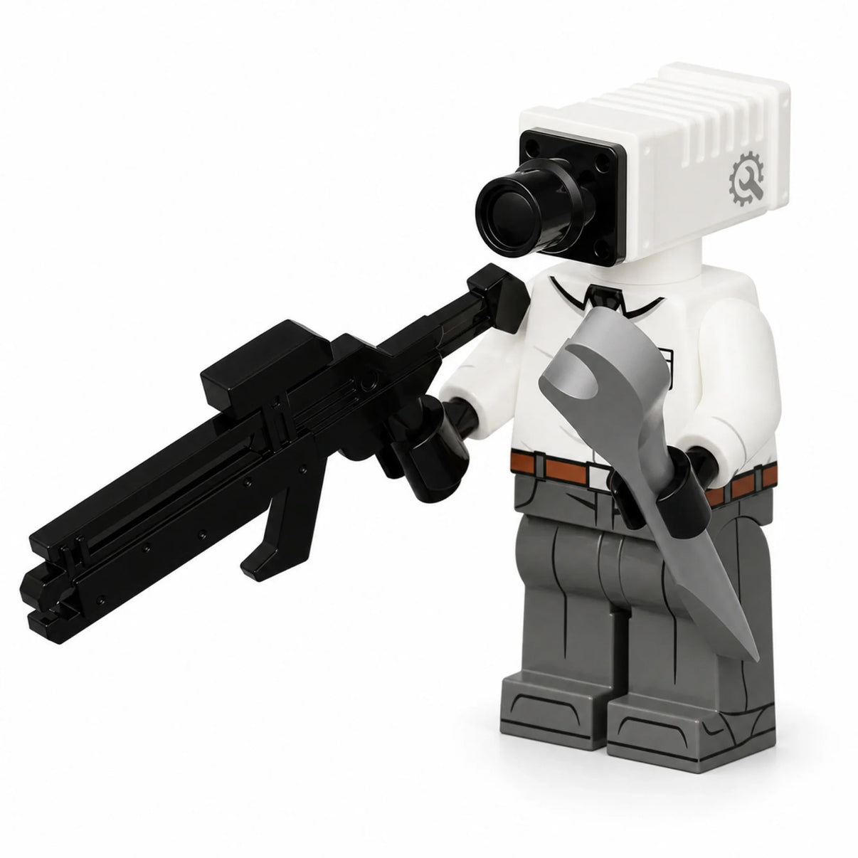 Medic Cameraman Skibidi Toilet compatible brick minifigure