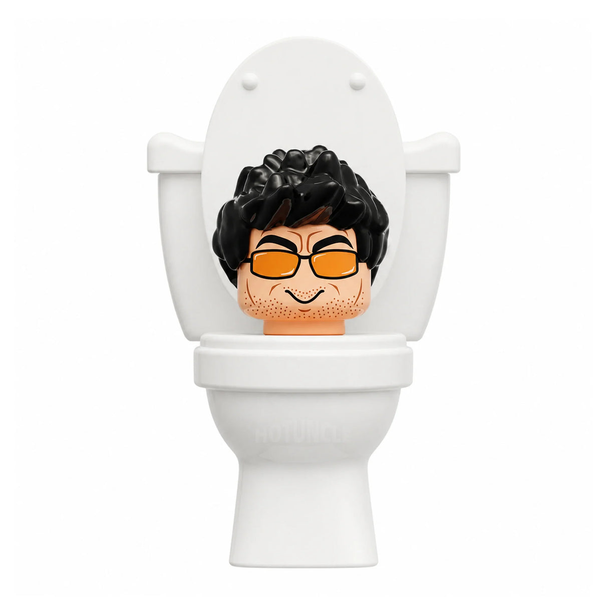 Mysterious Toilet Skibidi Toilet compatible brick minifigure