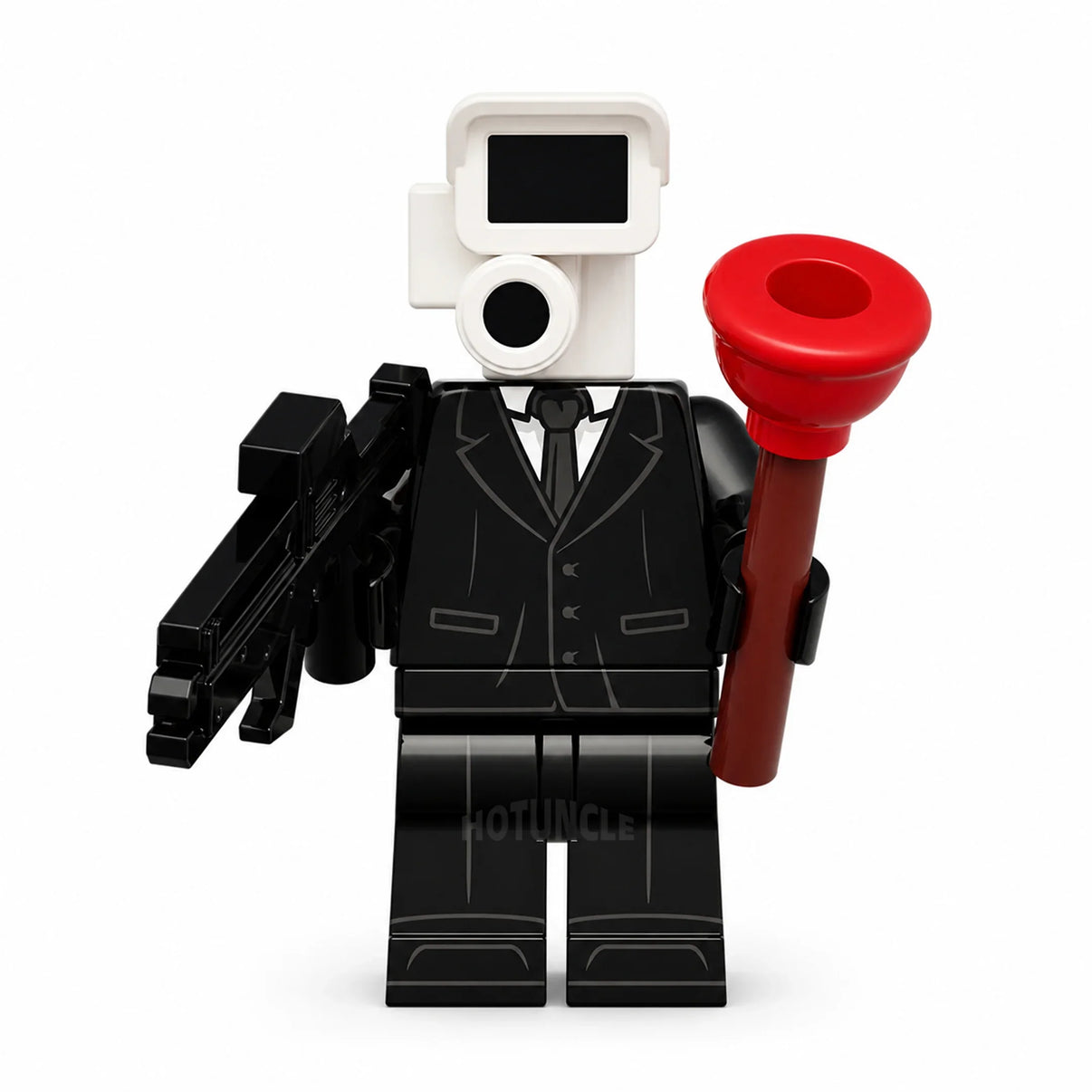 Normal Cameraman Skibidi Toilet compatible brick minifigure