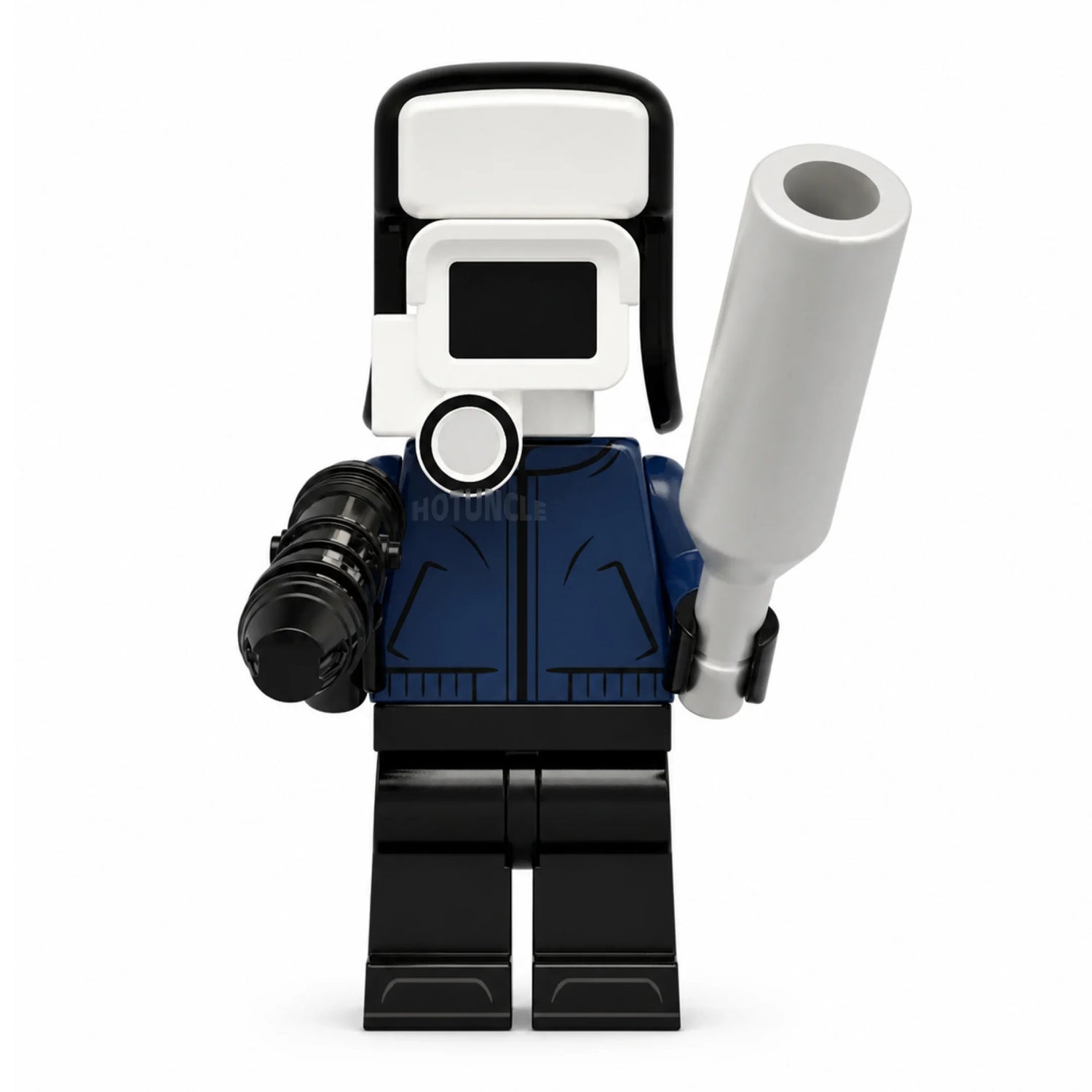 Russian Cameraman Skibidi Toilet compatible brick minifigure