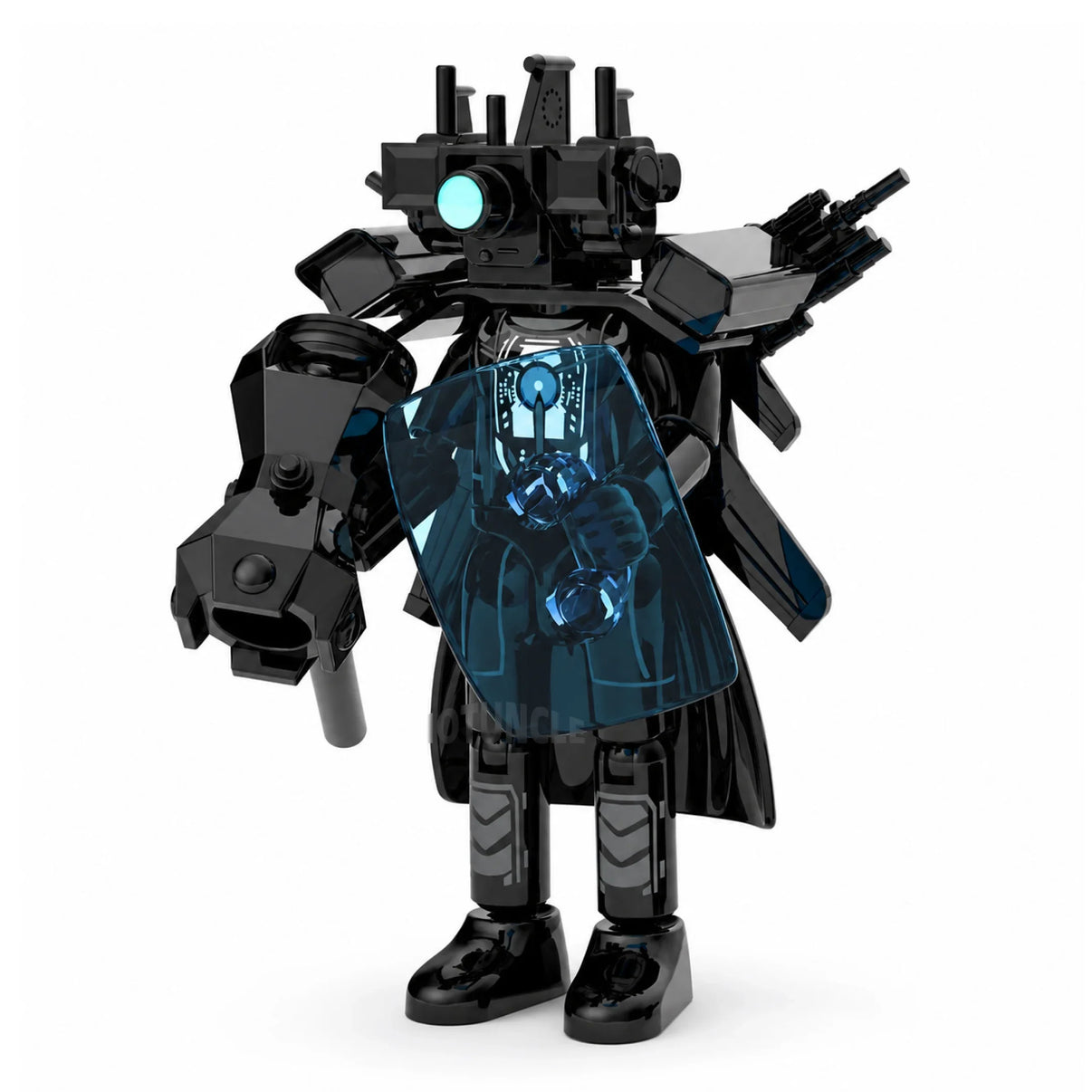 Titan Cameraman 2.0 Skibidi Toilet compatible brick minifigure