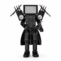 Titan Cinemaman Skibidi Toilet compatible brick minifigure