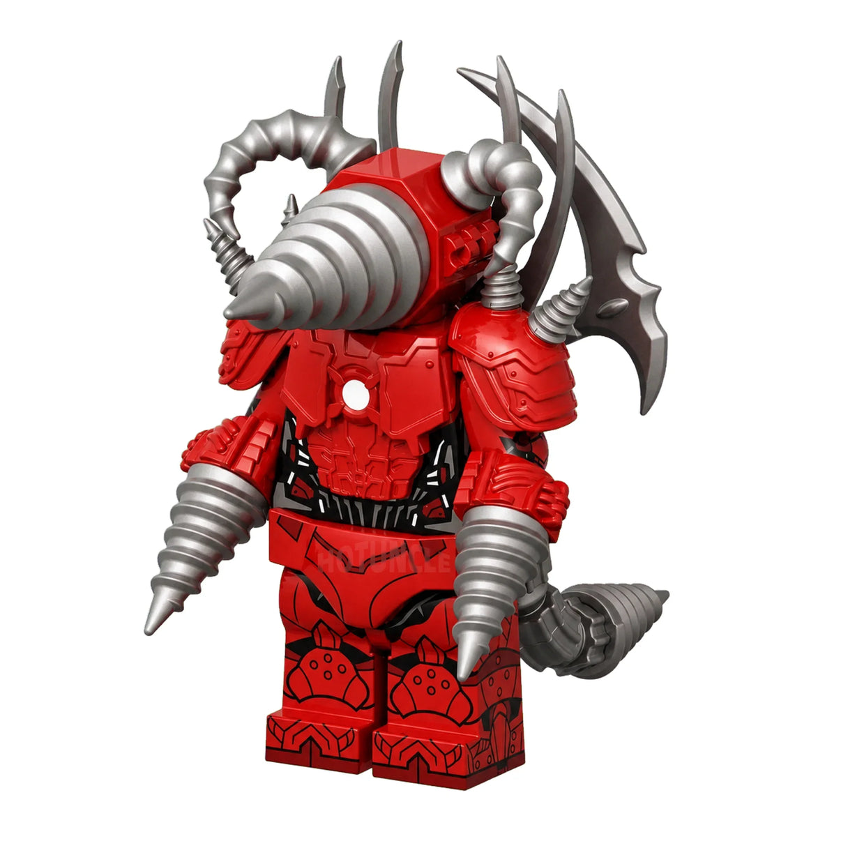 Titan Drillman 2.0 Skibidi Toilet compatible brick minifigure