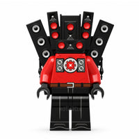 Titan Speakerman Skibidi Toilet compatible brick minifigure
