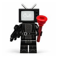 TV Woman Skibidi Toilet compatible brick minifigure
