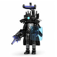 Upgraded Titan Cameraman Skibidi Toilet compatible brick minifigure