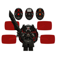 Watchman of Doom Skibidi Toilet compatible brick minifigure